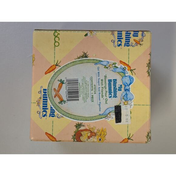 My Blushing Bunnies Blessings Pour Out with Friends Enesco Figurine Easter - Picture 6 of 6